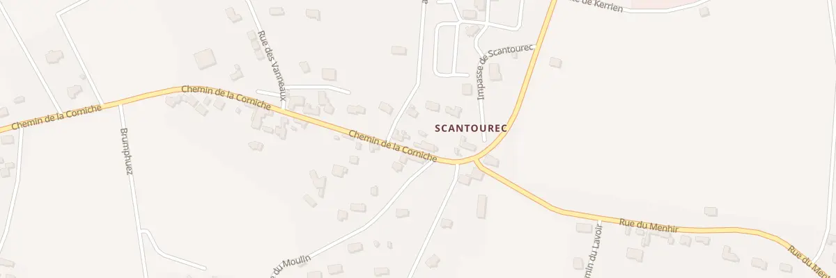 Plan du 1061 Scantourec à Plozévet