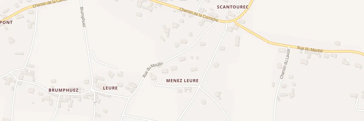 Plan du 5222 Menez Leure à Plozévet