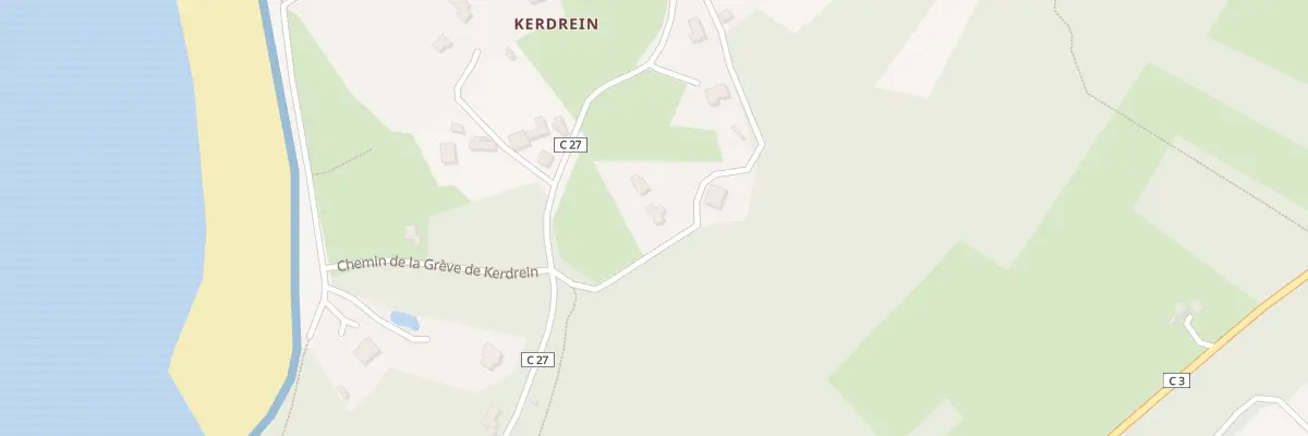 Plan du 154 Rte du Moulin de Kerdrein à Plougastel-Daoulas