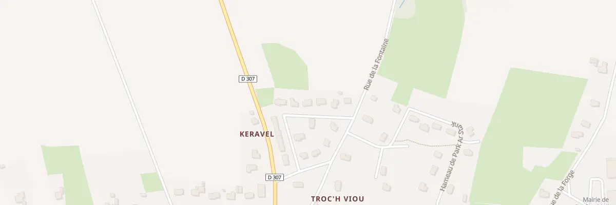 Plan du 4 Lot de Penguel à Confort-Meilars
