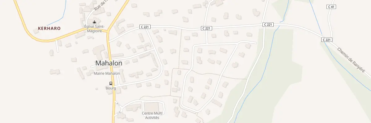 Plan du 5227 Ranyéré à Mahalon