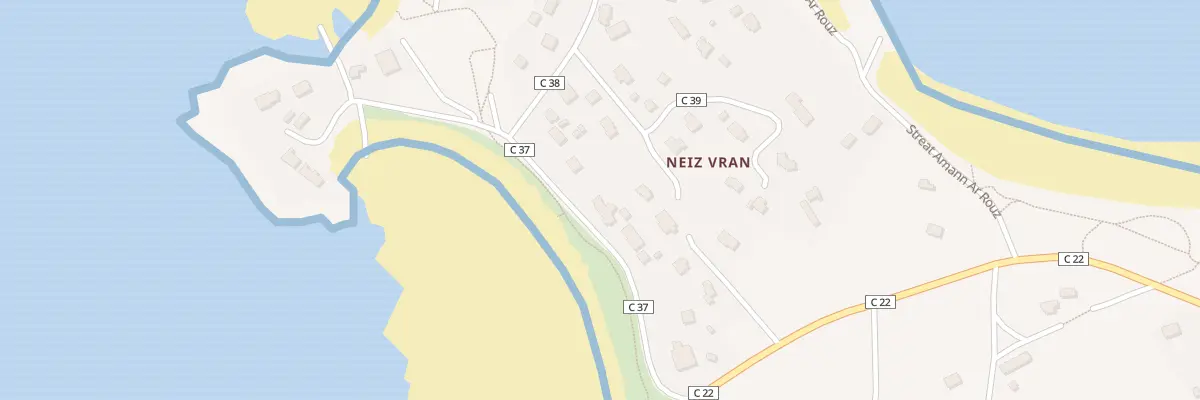 Plan du 175 Beg an Usin à Kerlouan
