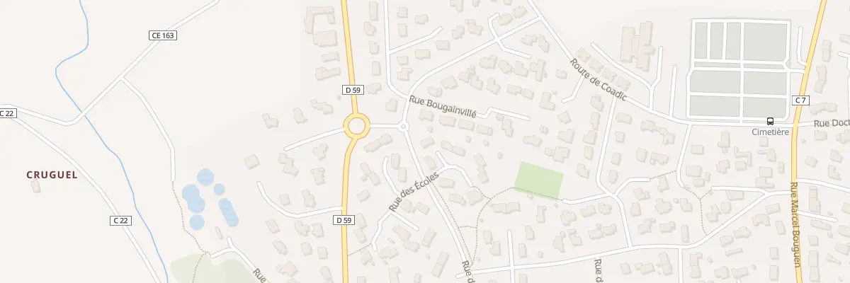 Plan du 89 Rue des Ecoles à Plabennec