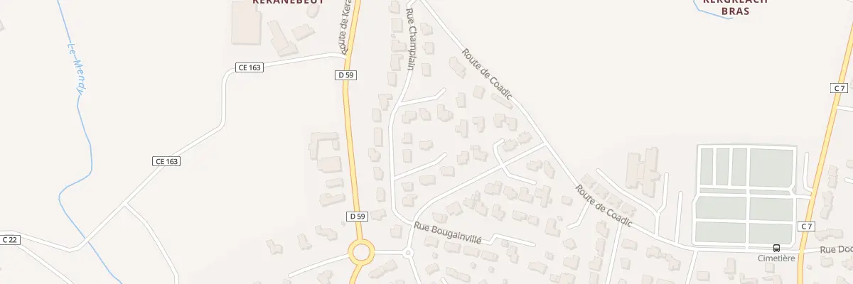 Plan du 13 Rue Champlain à Plabennec