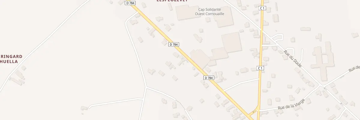 Plan du 234F Rue d’Audierne à Plozévet