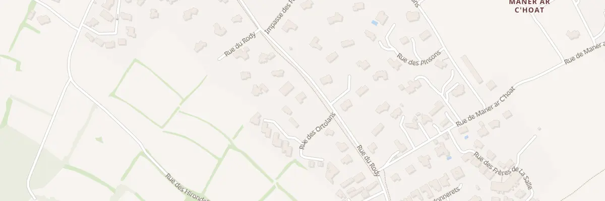Plan du 75 Rue du Rody à Guipavas