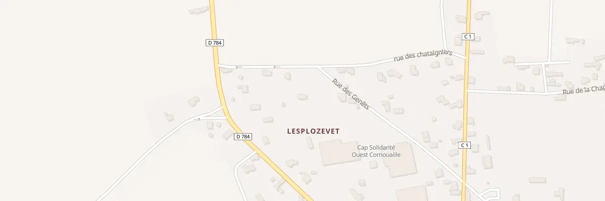 Plan du 23 Rue des Genêts à Plozévet