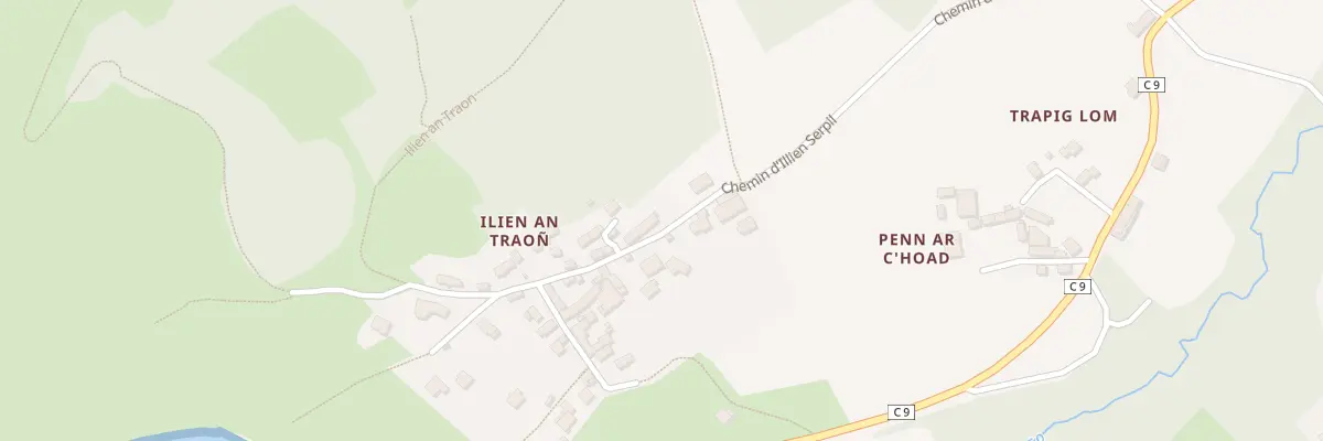 Plan du 385 Che d’Illien Serpil à Plougastel-Daoulas