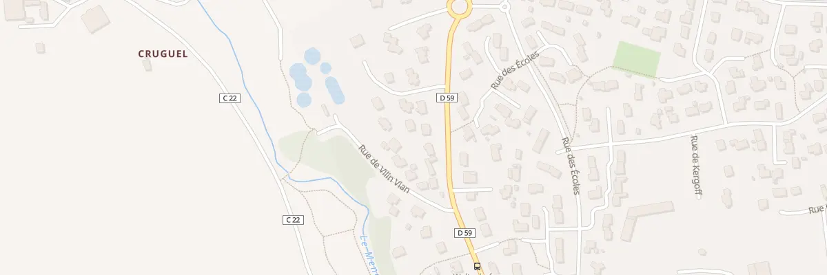 Plan du 3 Av de Waltenhofen à Plabennec