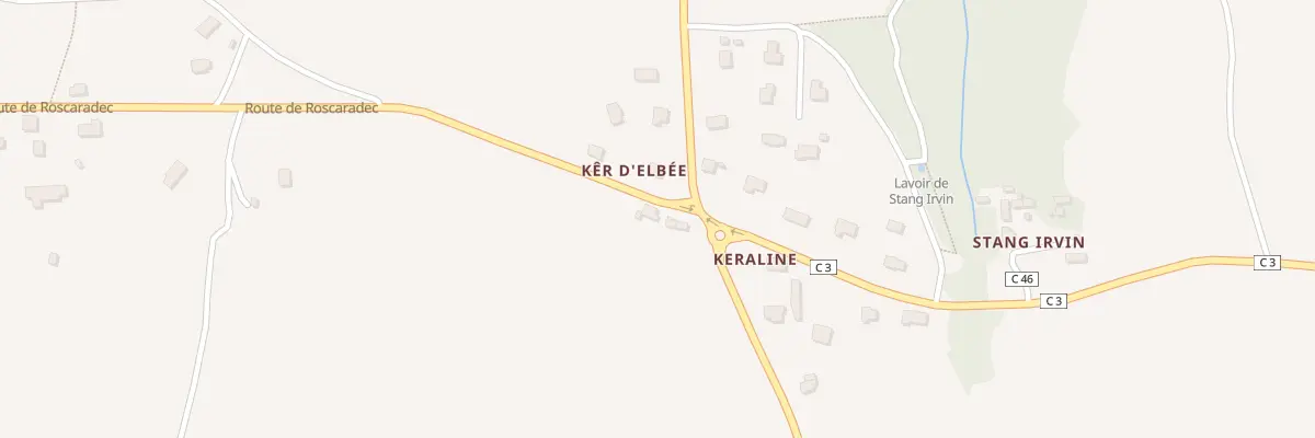 Plan du 24 Ker d’Elbée à Mahalon