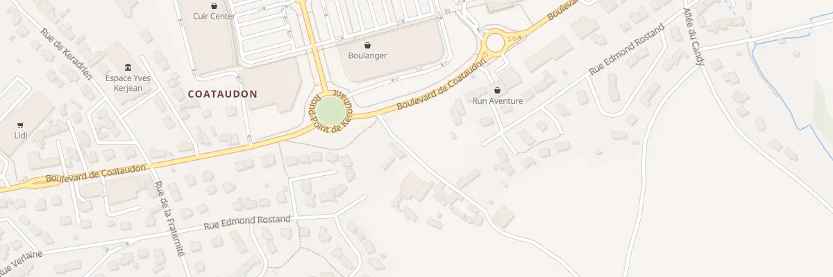 Plan du 55 Bd de Coataudon à Guipavas