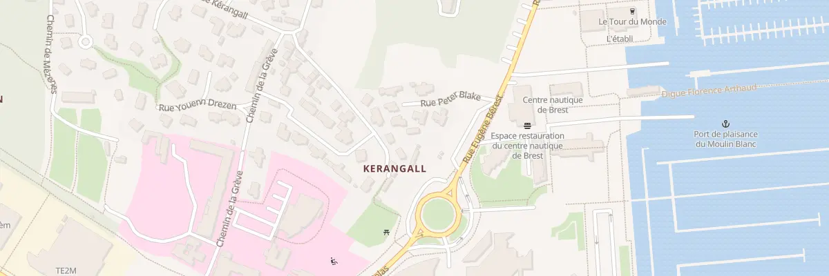 Plan du 36B Rue de Kerangall à Brest