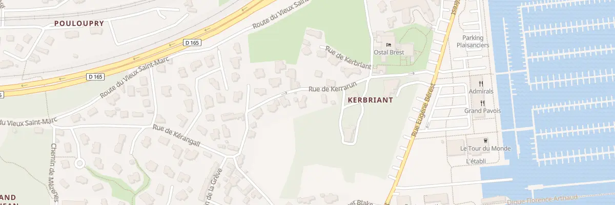 Plan du 11 Rue de Kerrarun à Brest