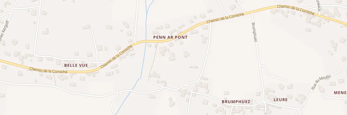 Plan du 5192F Pen Ar Pont à Plozévet