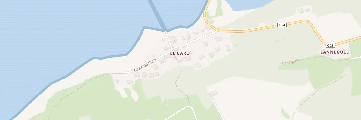 Plan du 192 Rte du Caro à Plougastel-Daoulas