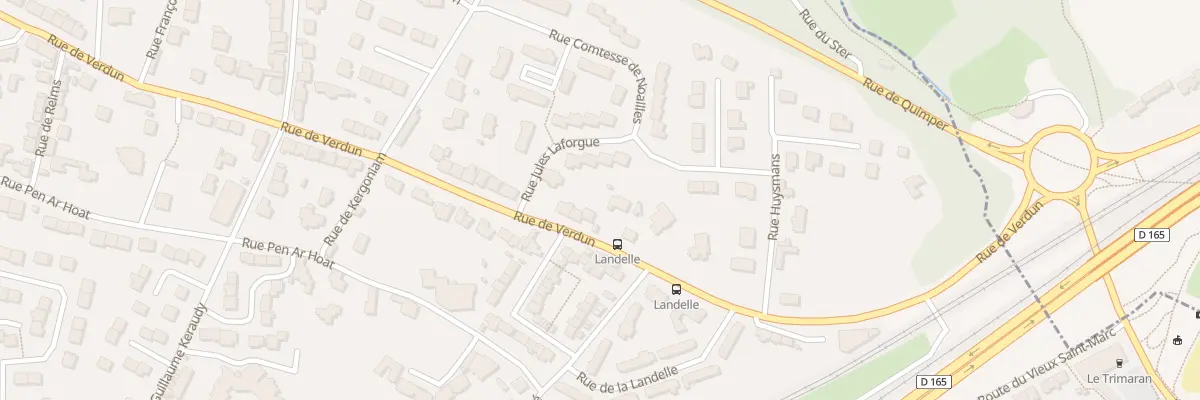 Plan du 274 Rue de Verdun à Brest