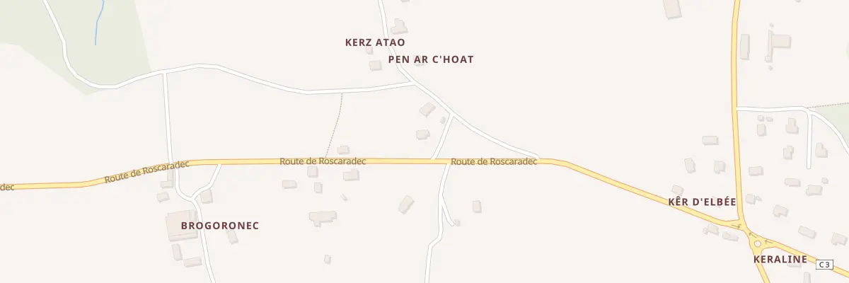 Plan du 5192 Brogoronec à Mahalon