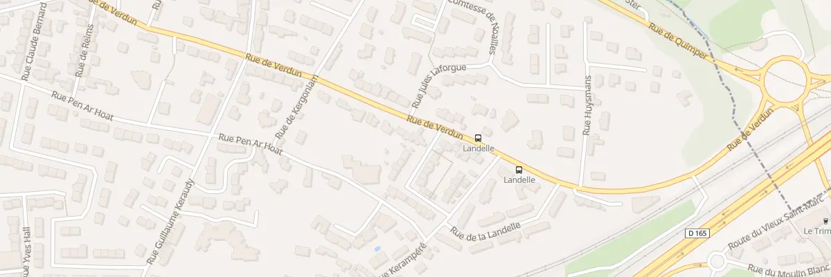 Plan du 287 Rue de Verdun à Brest