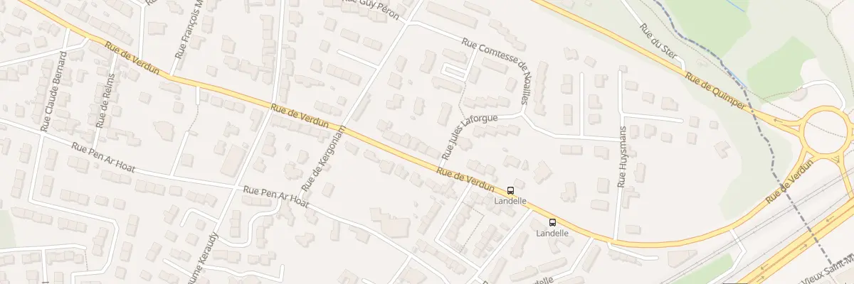Plan du 262 Rue de Verdun à Brest
