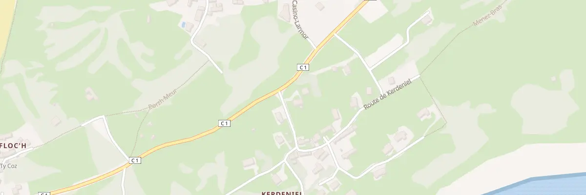 Plan du 30 Rte de Kerdeniel à Plougastel-Daoulas