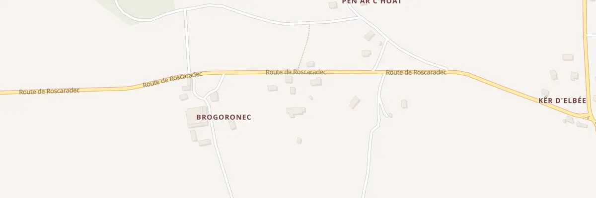 Plan du 5030 Brogoronec à Mahalon