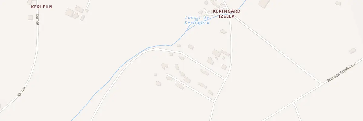 Plan du 5632 Keringard à Plozévet