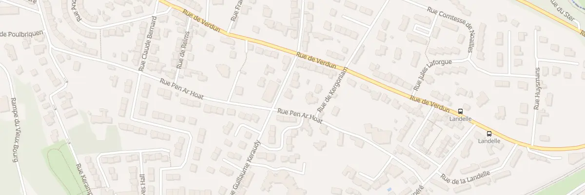 Plan du 5 Rue Charles Le Goffic à Brest