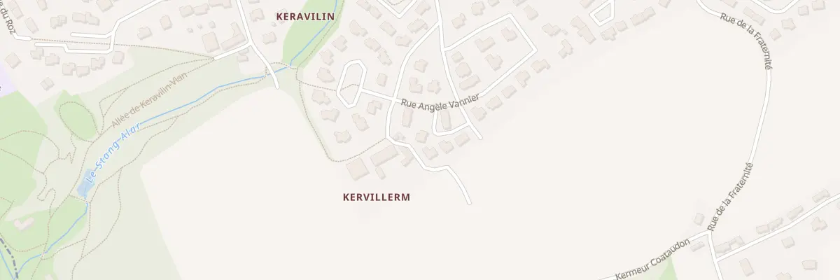 Plan du 35 Rue Angèle Vannier à Guipavas