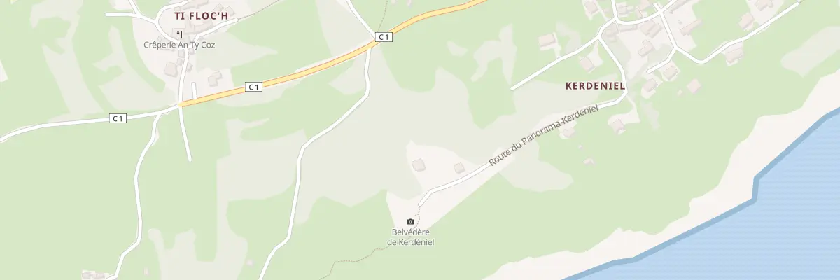 Plan du 347 Rte du Panorama - Kerdeniel à Plougastel-Daoulas
