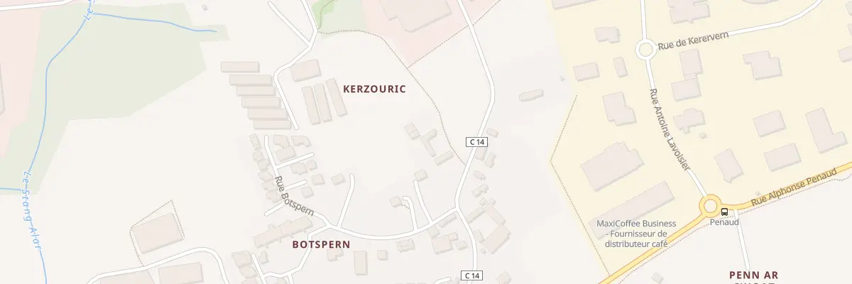 Plan du 220 Rue Pen ar Creac’h à Guipavas