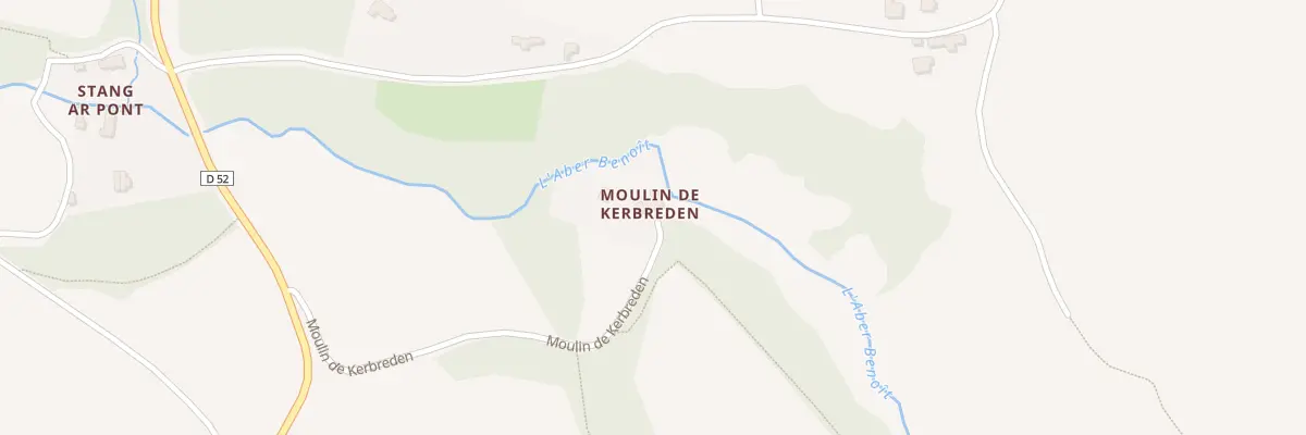 Plan du 362 Moulin de Kerbréden à Plouvien
