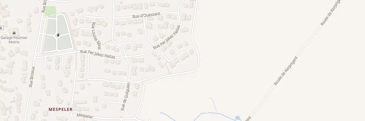 Plan du 14 Rue de l’île de Batz à Plouvien