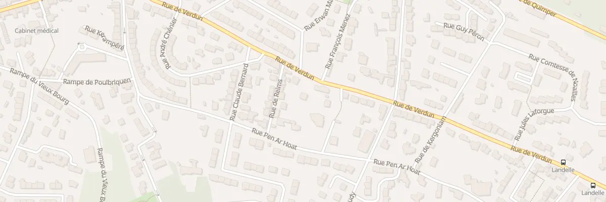 Plan du 237 Rue de Verdun à Brest