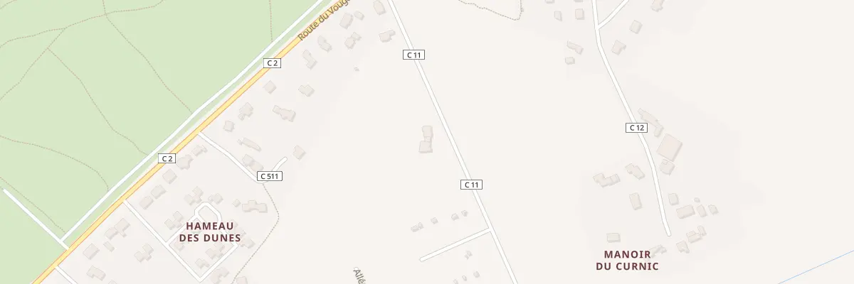Plan du 2 Rte de Triméan à Guissény
