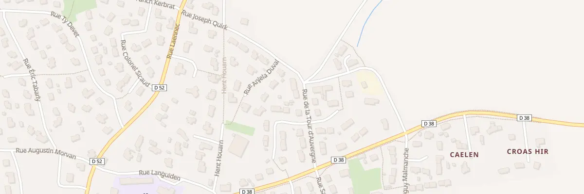 Plan du 116 Rue de la Tour d’Auvergne à Plouvien