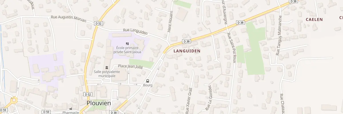 Plan du 291 Rue de la Libération à Plouvien