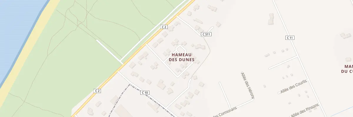 Plan du 5 Ham des Dunes à Guissény