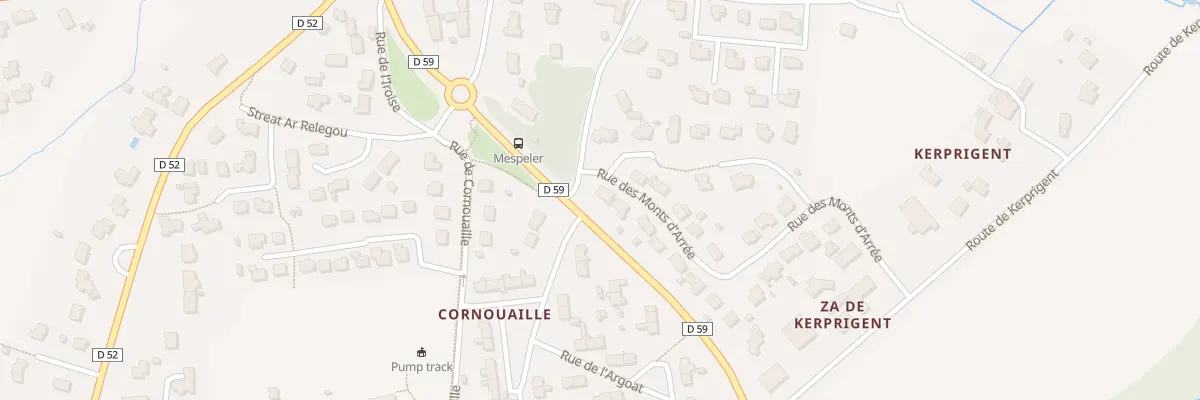 Plan du 33 Rue des Monts d’Arrée à Plouvien