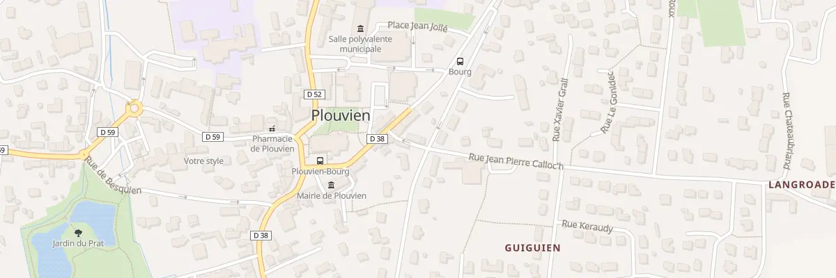 Plan du 10 Pl de la Gare à Plouvien