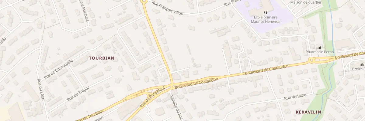 Plan du 4 Rue Lamartine à Guipavas
