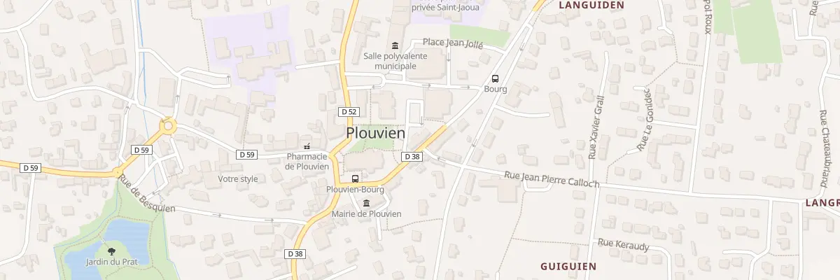 Plan du 70 Rue de la Libération à Plouvien
