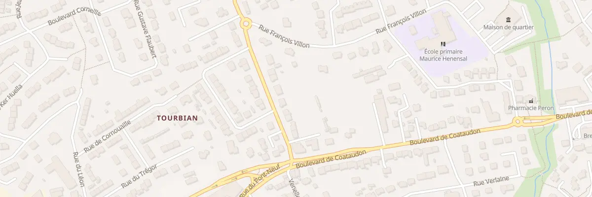 Plan du 10 Rue Lamartine à Guipavas