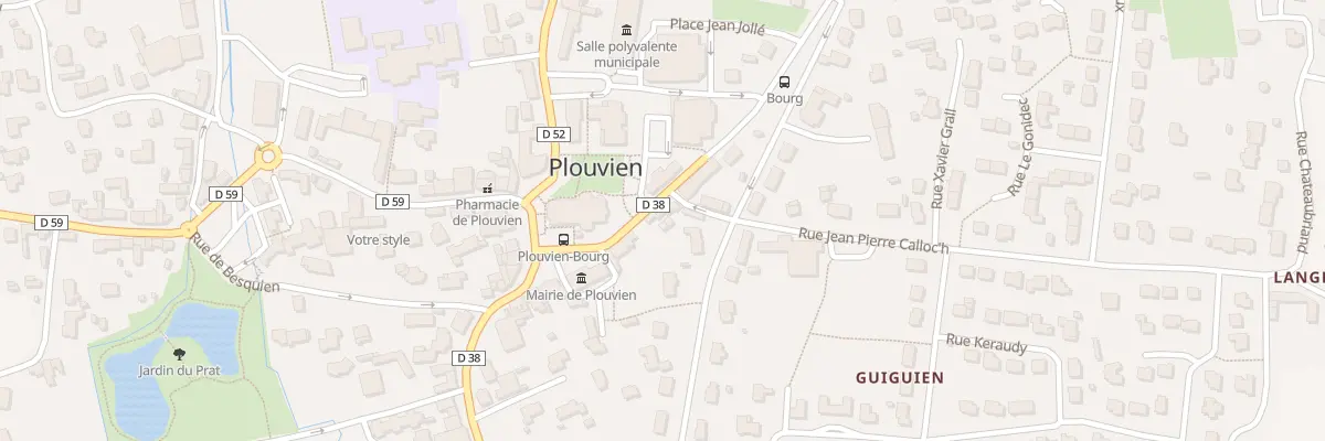 Plan du 49 Rue de la Libération à Plouvien