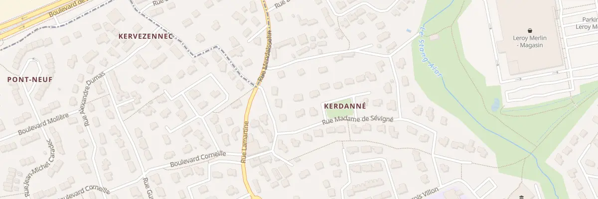 Plan du 44 Rue Madame de Sévigné à Guipavas