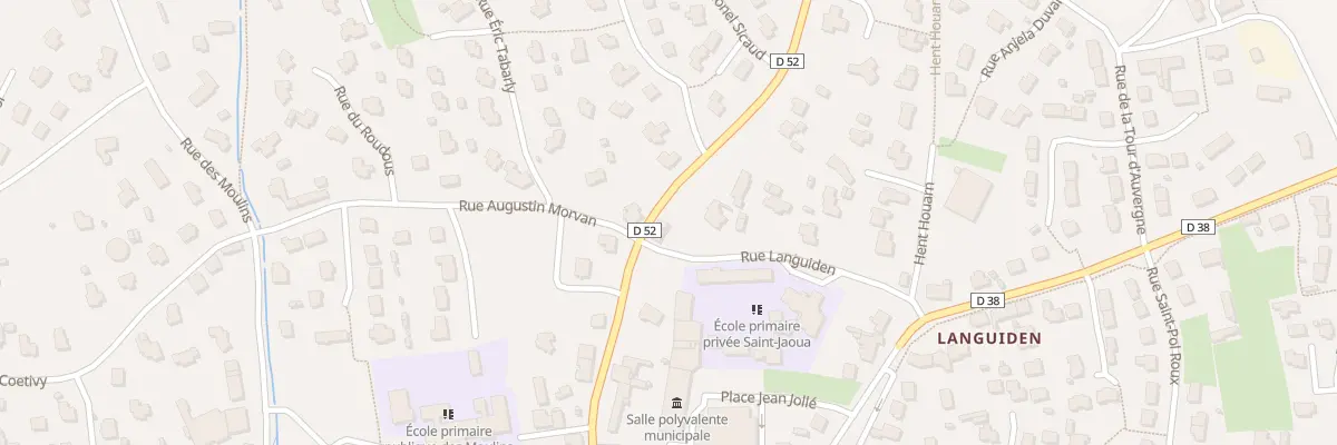 Plan du 261 Rue Laennec à Plouvien