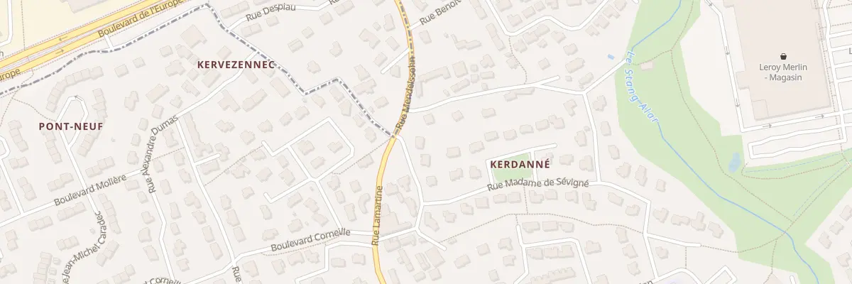 Plan du 54 Rue Madame de Sévigné à Guipavas