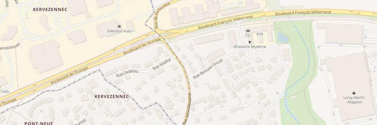 Plan du 52 Rue Lamartine à Guipavas
