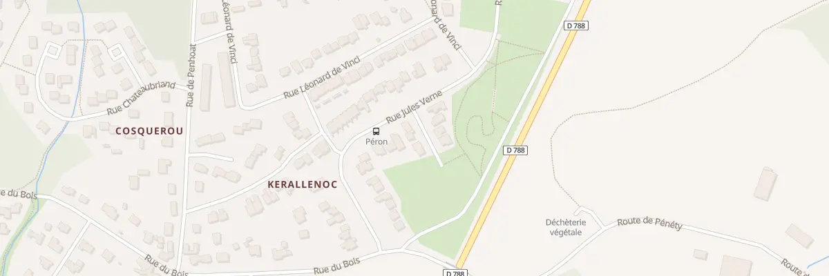 Plan du 35 All Jacqueline Auriol à Gouesnou