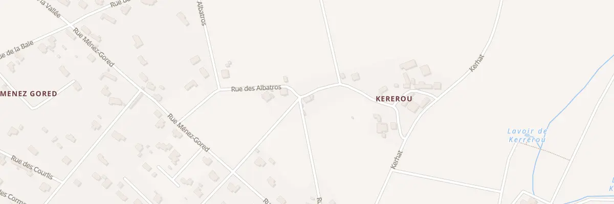 Plan du 1189 Rue des Albatros à Plozévet