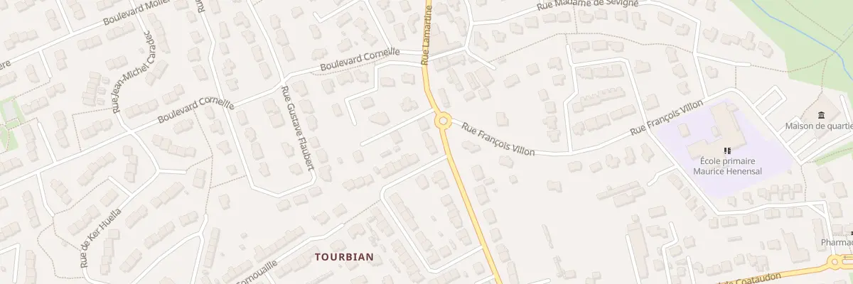 Plan du 23 Rue Lamartine à Guipavas